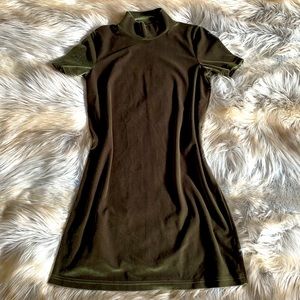 Barely worn Madewell velvet mock turtleneck shift